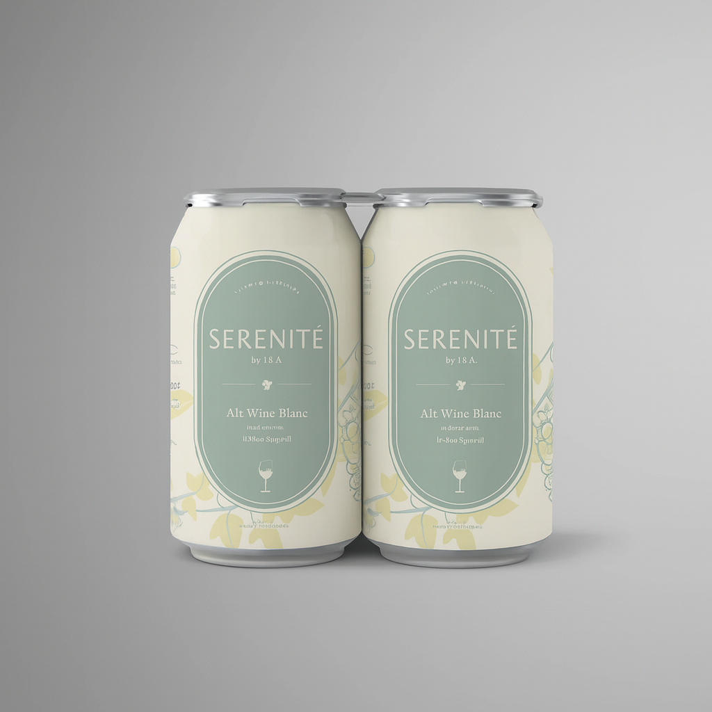 Serenité Blanc - Infused, Non-Alcoholic Alt-Wine Can