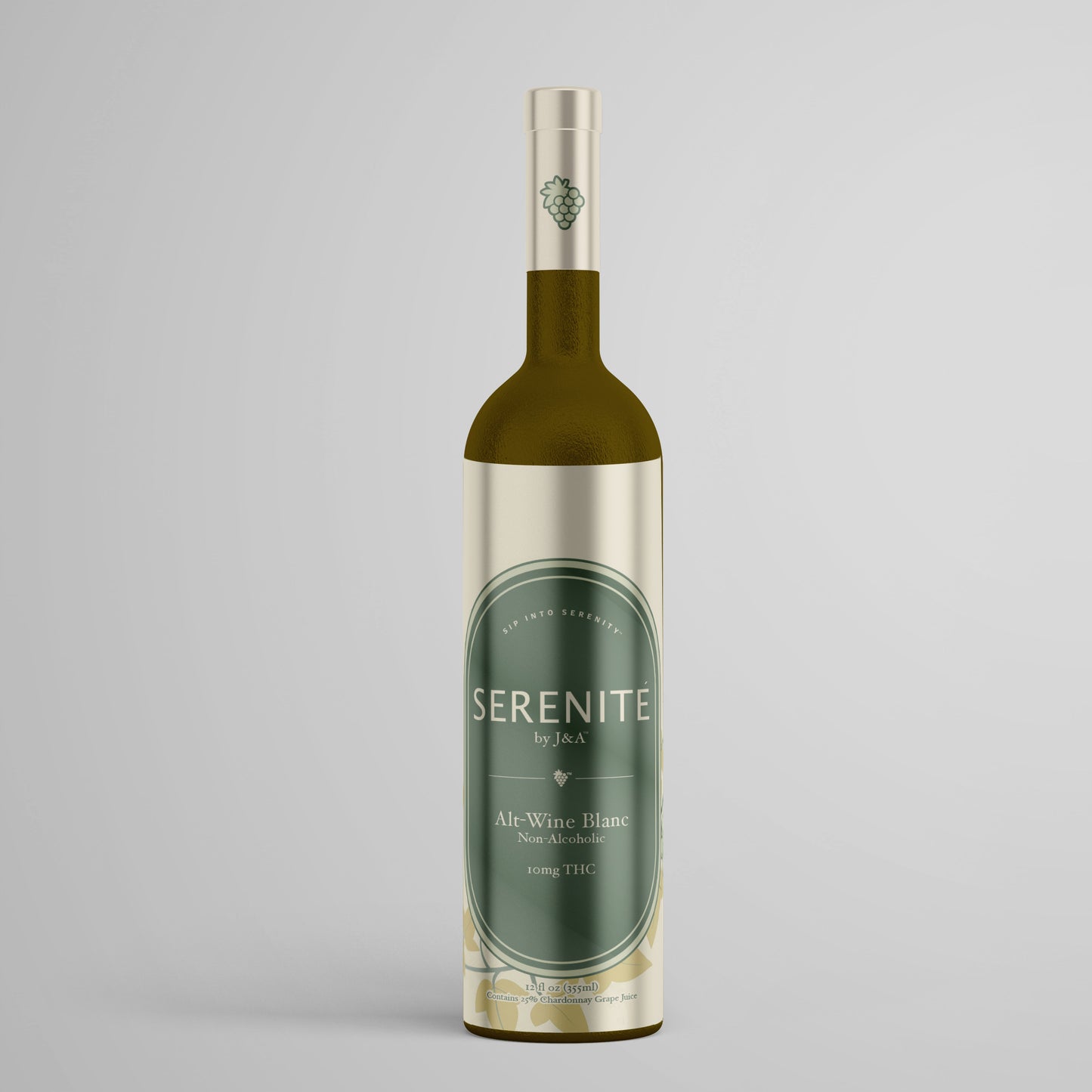 Serenité Blanc Infused Alt-Wine Bottle