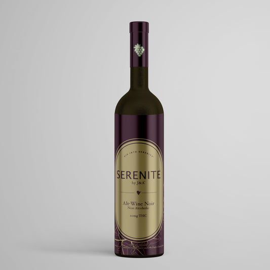 Serenité Noir Infused Alt-Wine Bottle