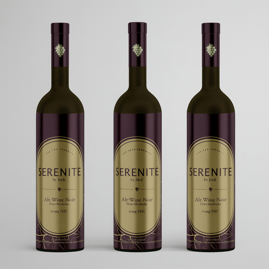 Serenité Noir Infused Alt-Wine Bottle
