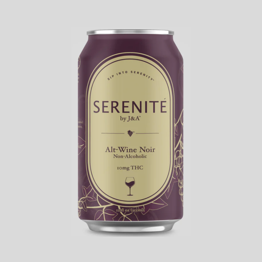 SERENITÉ by J&A | Noir | THC-Infused Alt-Wine | Can