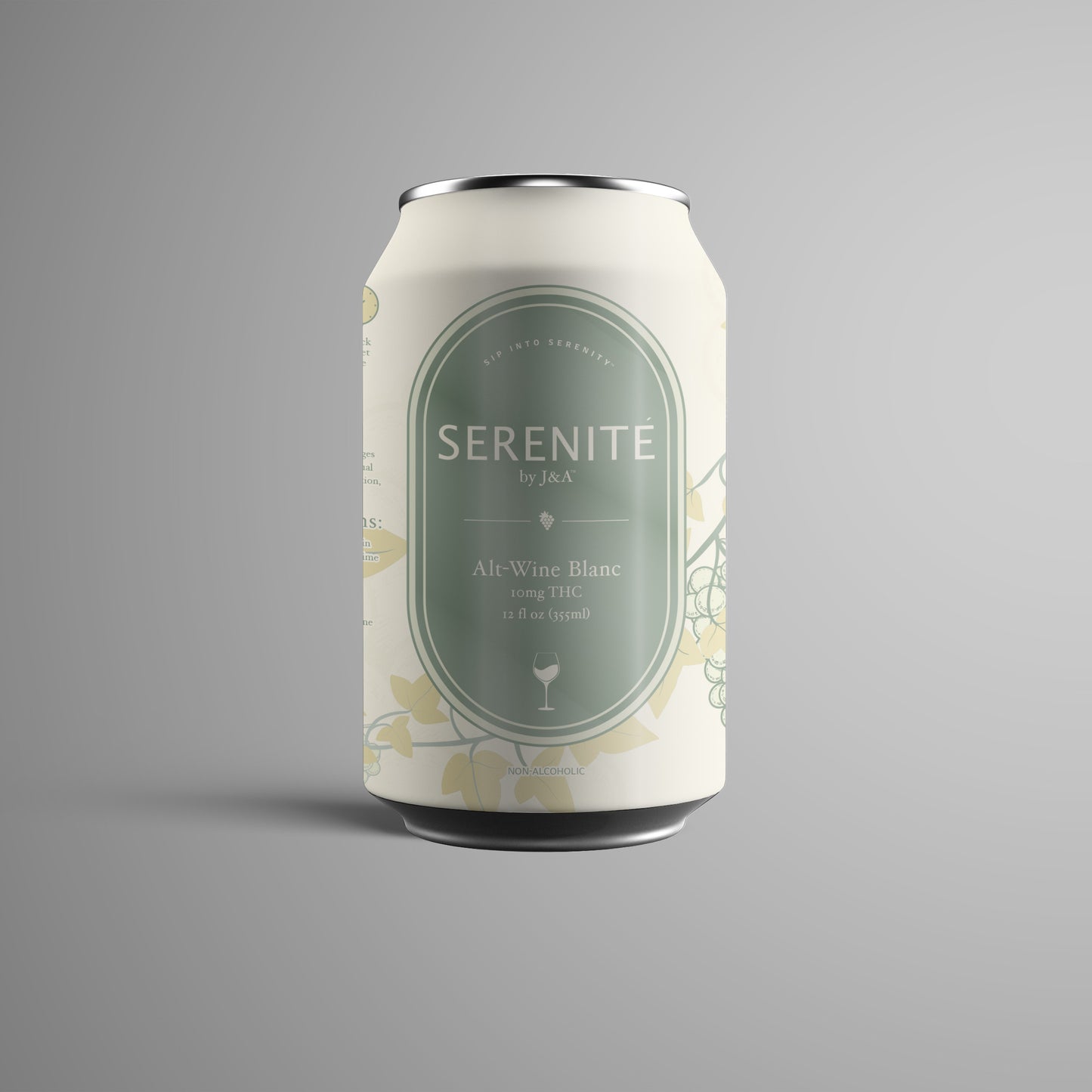 Serenité Blanc - Infused, Non-Alcoholic Alt-Wine Can