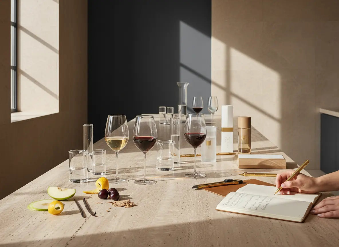 The J&A Atelier beverage studio; where alt wine is crafted